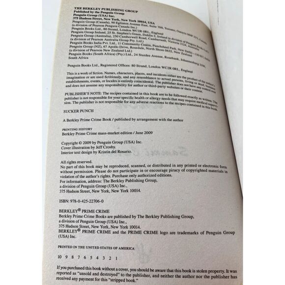 Candy Apple Dead & Sucker Punch -Lot Of 2 Books-Sammi Carter- Paperback - Picture 5 of 16